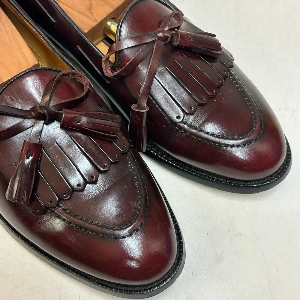 NEW HEELS Rancourt & Co. x Cole Haan Tassel Kiltie Loafer Made in USA 8.5 D